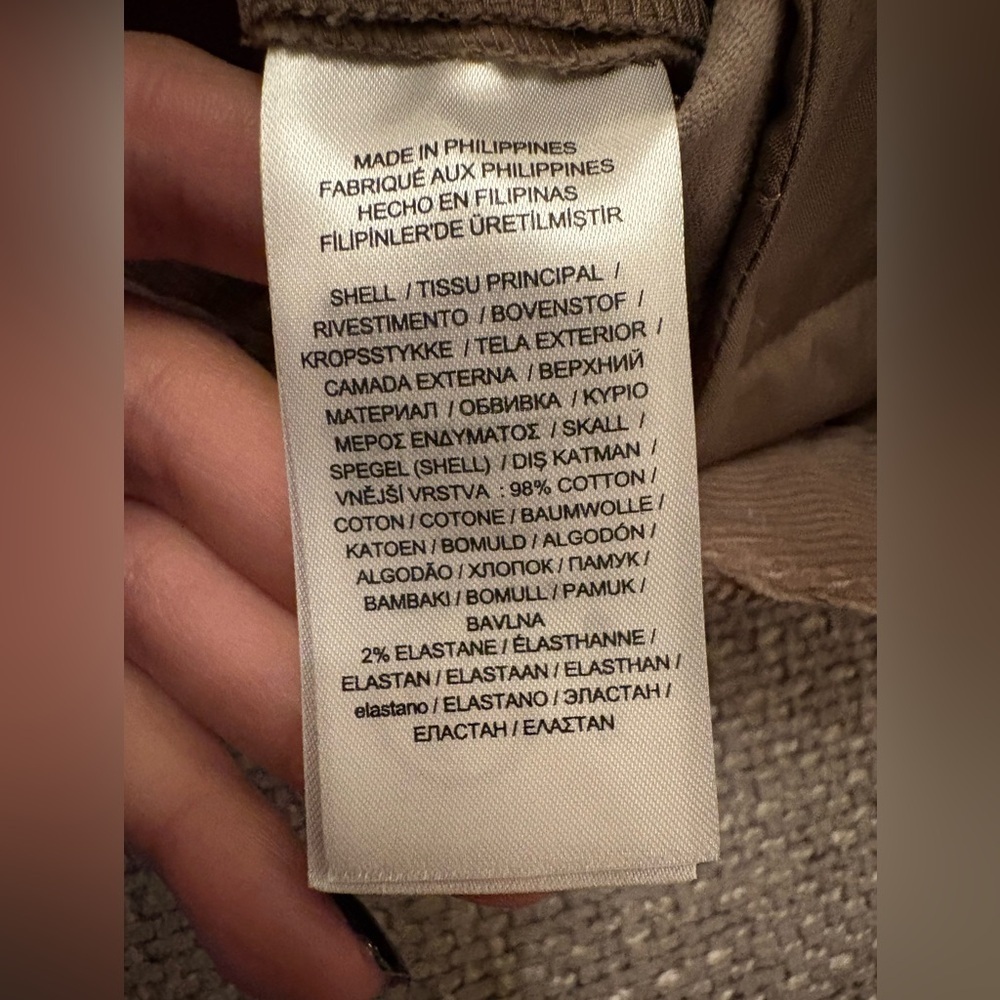 LAUREN RALPH LAUREN Taupe Corduroy High Rise Bootcut Pants 4 - Picture 16 of 16